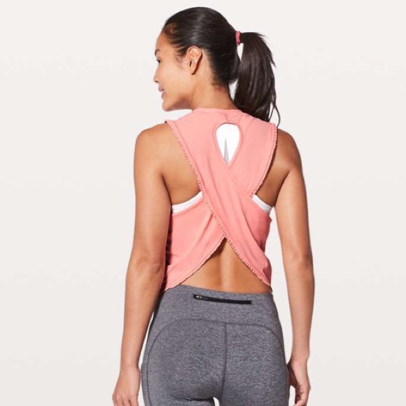 lululemon athletica Tops - Lululemon Fast as Light Tank SE frilled